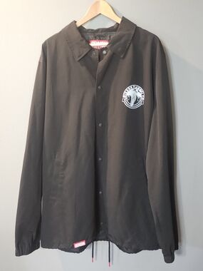 DIXXON Local 013 Coaches Jacket Snap Up Riding‎ Black Mens 2X Tall